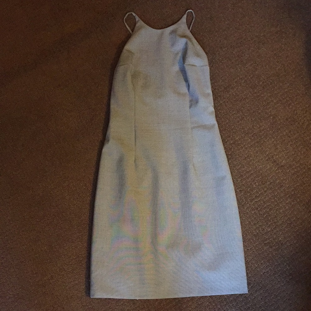 Classy grey cocktail dress